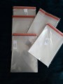 Woreczki torebki foliowe celofanowe z klejem OPP 150X200+40 tasiemka