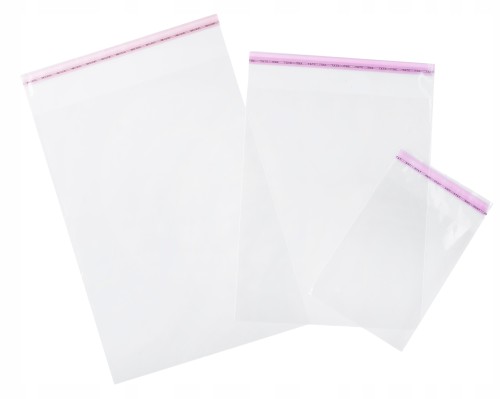 woreczki celofanowe BG Z klejem 350/500+50 BG 25